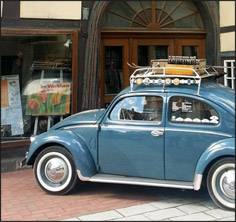 Note the lovely old buildings, it's a great setting for a classic car show